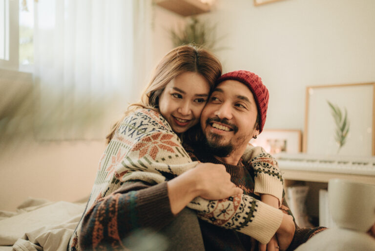 Couple at Home